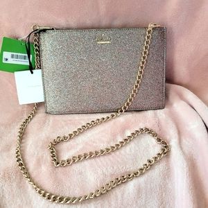 kate spade glitter purse